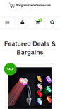 Mobile Screenshot of bargainstoredeals.com